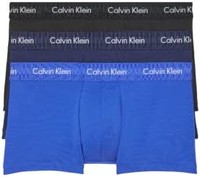 CALVIN KLEIN 男士 棉质弹性低腰内裤 Large