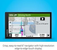 GARMIN 佳明 DriveSmart 66,6 英寸车载 GPS 导航仪,带明亮、清晰的高分辨率地图和 Garmin 语音辅助