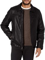 DOCKERS Men's James Faux Leather Jacket
