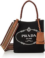 PRADA 普拉达 [普拉达] 托特包 1BA2122DID 女士 NERO/COGNAC