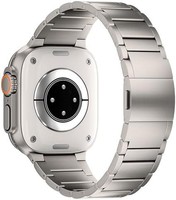 Ultra 2 钛表带,带磁 DLC(钻石般碳)兼容 Apple Watch Ultra
