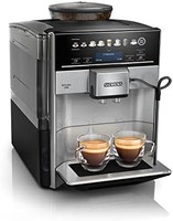 SIEMENS 西门子 独立式咖啡机 TE655203RW，1.7升，2杯功能，银/黑/灰色