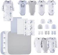 Peanutshell 新生儿套装,适合男婴或女童 | 23 件中性新生儿服装和配饰套装
