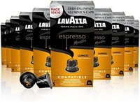 LAVAZZA 拉瓦萨 浓咖啡大师大杯，100 粒铝制胶囊，兼容 Nespresso 原装机器，水果和花香，阿拉比卡咖啡，强度 5/13