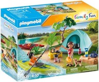 prime会员：playmobil 摩比世界 Family Fun 71425 帐篷,露营,帐篷场