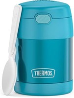 THERMOS 膳魔师 Funtainer 10 盎司（约295.7 毫升）食品罐，青色，带勺子