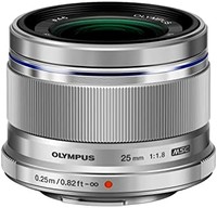 OLYMPUS 奥林巴斯 25毫米 1:1.8 M.*ko 数码镜头V311060SW000 银色