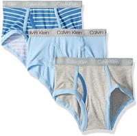 Calvin Klein Underwear Calvin Klein 时尚现代男孩款棉质内裤，多件装