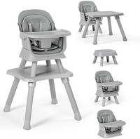 BABE TODEFULL 婴儿高脚椅,8 合 1 婴儿可转换高脚椅,幼儿桌椅