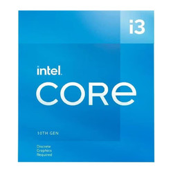 intel 英特尔 第10代酷睿 i3台式机处理器CPU 3.7GHz 四核 Corei3-10105F