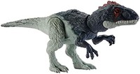 MATTEL 美泰 Jurassic World Dominion 恐龙人偶 滑齿龙 带声音和攻击动作，中号可动