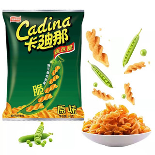 Cadina 卡迪那 豌豆脆 原味 62g*2袋