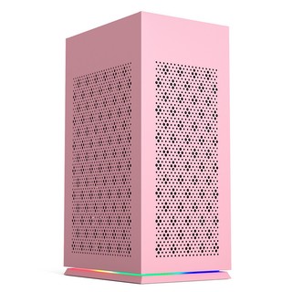 aigo 爱国者 YOGO S1 RGB ITX机箱 非侧透 粉色
