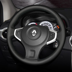 kust酷斯特雷诺老科雷傲方向盘套09101213141519款科雷嘉改装手缝真皮
