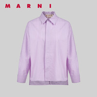 MARNI 服饰女士长袖休闲衬衣衬衫礼物 紫色 40