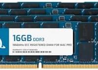 OWC - 64GB 内存套件 - 4 个 16GB内存条 PC14900 DDR3 ECC-R 1866MHz DIMM，适用于 Mac Pro 2013 年末型号