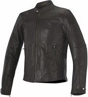 Alpinestars 男式 Brera Airflow 皮革摩托车夹克