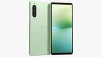 SONY 索尼 Xperia 10 V Sage Green-6.1 英寸 21:9 宽 OLED-三镜头-轻巧紧凑-3.5 毫米音频插孔-Android 13-免费