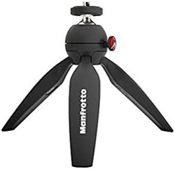 Manfrotto 曼富图 MTPIXIMII-B, PIXI 迷你三脚架带手柄