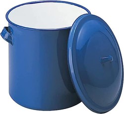 野田琺瑯 野田珐琅 搪瓷桶 18厘米 蓝色 日本制造 AKT16021