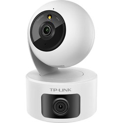 TP-LINK 普联 TL-IPC44AW 双摄版 2K智能摄像头 400万+400万 白色