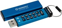 Kingston 金士顿 IronKey 键盘 200 类型 - A 硬件加密的 USB 闪存盘 FIPS 140-3 3 级(待定)带  IKKP200/256GB