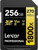 Lexar 雷克沙 Gold 系列专业 1800x 256GB UHS-II U3 SDXC 存储卡
