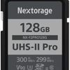 Nextorage 日本超快 v90 UHS-II SD 卡 128GB *大写入速度 299MB/s (SDXC UHS2 存储卡NX-F2PRO)