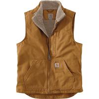 Carhartt Men's Washed Duck Sherpa-Lined Mockneck Vest