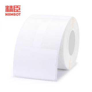 NIIMBOT 精臣 刀/P型线缆标签 网络通信布线机房标签纸 防水彩色03T白45*30+40 200张