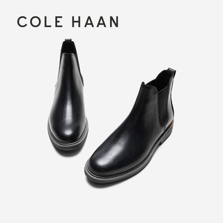 COLE HAAN 歌涵 男士切尔西靴 秋冬牛皮革烟筒短靴男C36531