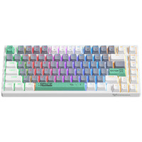 ONIKUMA G52 82键 有线机械键盘 星际虫洞 青轴 RGB