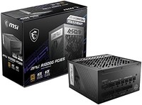 MSI 微星 MPG A1000G PCI-E5 ATX PC 电源(1000 W,全模块化电缆管理,80 Plus 金色,黑色)