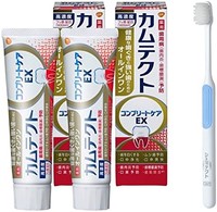 全面照顾 EX 牙膏 预防牙周病（牙龈炎、牙槽脓漏） 105g 2支 + Schmitect 牙周护理牙刷套装