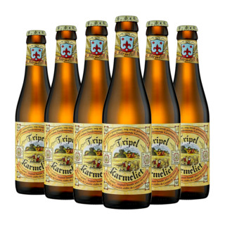 Karmeliet 卡美里特 比利时进口啤酒tripel karmeliet修道院风格三料组合精酿瓶装整箱 6瓶卡美里特啤酒330ml