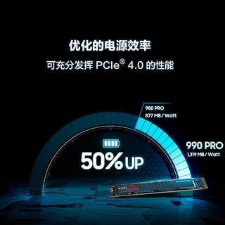 SAMSUNG 三星 990 PRO NVMe M.2 固态硬盘  4TB（PCI-E4.0）