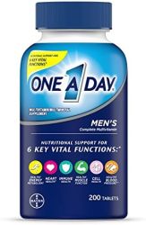 one a day one-a-day 男士复合维生素补充剂 200片多少钱-什么值得买