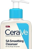 CeraVe 适乐肤 SA 柔滑面部和身体清洁剂，适用于干燥、粗糙和凹凸不平的皮肤，473 毫升，含水杨酸