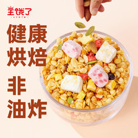 王饿了 水果麦片即食燕麦片坚果酸奶营养早餐袋装500g