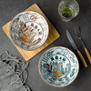 华青格中式陶瓷汤碗大号家用餐具汤面碗高级感螺蛳粉碗泡面碗