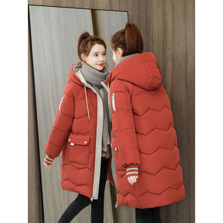 YALU 雅鹿 2023年新款冬季韩版中长款时尚宽松棉袄外套