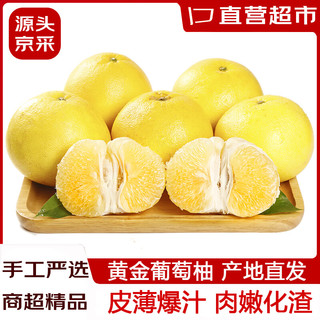 土八鲜 黄金葡萄柚 福建青皮柚子新鲜水果 台湾品种纯甜爆汁 带箱5斤单果300g+（店长）