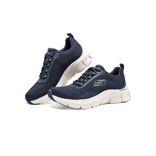 SKECHERS 斯凯奇 SPORT系列 方糖 女子跑鞋 149886-NVPR 海军蓝色/紫色 39