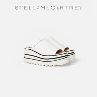Stella McCartney白色一脚蹬厚底鞋女士厚底穆勒鞋