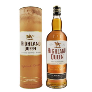 高地女王（HIGHLAND QUEEN）【国际大赛金】 苏格兰原瓶洋酒 威士忌 礼盒装  高地女王3年调和威士忌700ml*2