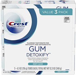 Crest 佳洁士 牙膏 深层清洁,Gum Detoxify Toothpaste 3pk