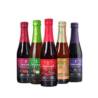 Lindemans 林德曼 比利时进口林德曼果味女士微醺精酿啤酒桃子樱桃草莓苹果山莓6瓶