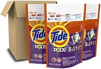 Tide 汰渍 PODS 洗衣液 春天草地 3 袋超值装 111 件 HE 兼容