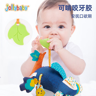 jollybaby 祖利宝宝 宝宝0-1岁抬头练习抓握训练婴儿车玩具挂件床铃 大嘴鸟拉绳拉拉乐