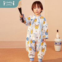 i-baby恒温睡袋 秋冬季夹棉婴儿分腿睡袋 儿童防踢被长袖可拆夹棉睡袋 【舒适款】亚长牛尊 室温20-24℃ 110【身高100-110cm年龄2-4岁】